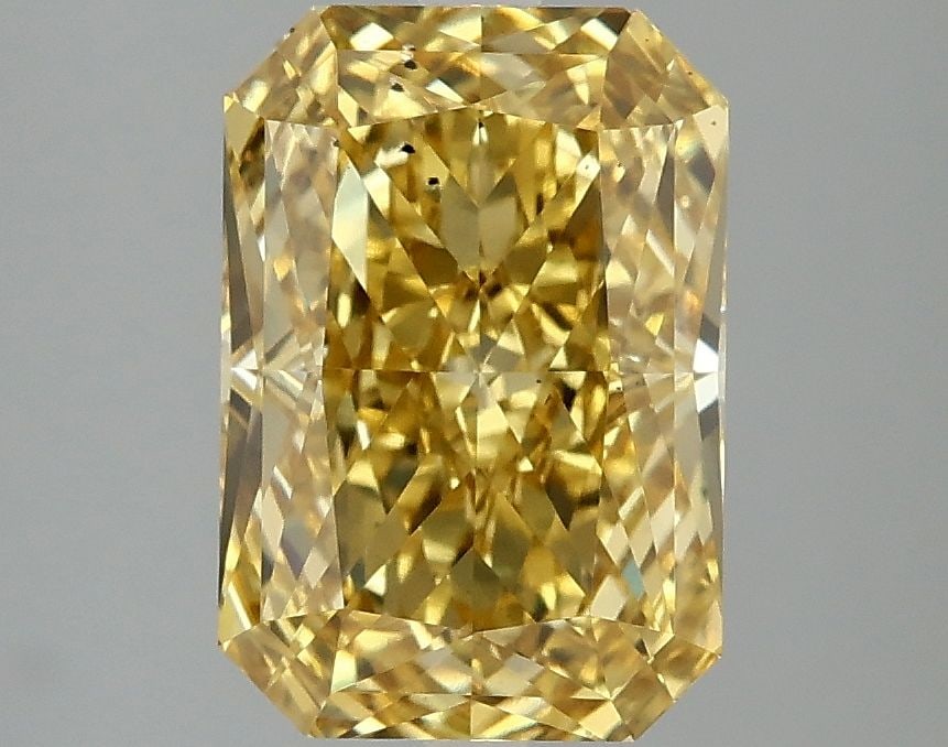 Loose Diamond - RADIANT 3.02ct Fancy Vivid Yellow VS2: Loose Diamond - RADIANT 3.02ct Fancy Vivid Yellow VS2 Source: This is a real non-mined Diamond that has been grown in a lab Shape: RADIANT Carats: 3.02 Color: Fancy Vivid Yellow Certification: IGI Vid