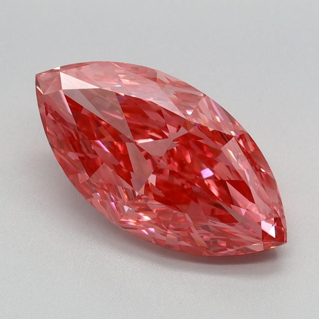 Loose Diamond - MARQUISE 3.39ct Fancy Vivid Pink VVS2: Loose Diamond - MARQUISE 3.39ct Fancy Vivid Pink VVS2 Source: This is a real non-mined Diamond that has been grown in a lab Shape: MARQUISE Carats: 3.39 Color: Fancy Vivid Pink Certification: IGI Vide