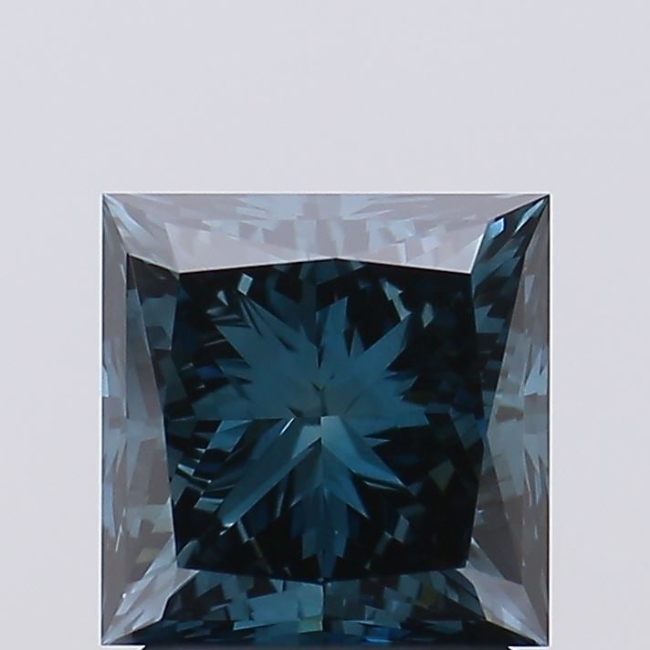 Loose Diamond - PRINCESS 2.26ct Fancy Deep Blue VVS2: Loose Diamond - PRINCESS 2.26ct Fancy Deep Blue VVS2 Source: This is a real non-mined Diamond that has been grown in a lab Shape: PRINCESS Carats: 2.26 Color: Fancy Deep Blue Certification: IGI Video: