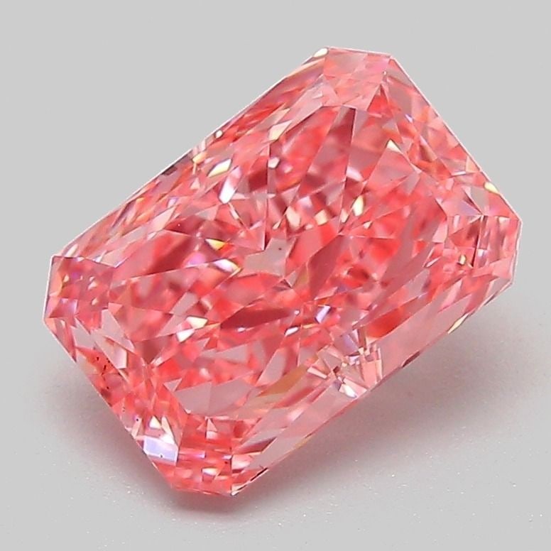 Loose Diamond - RADIANT 2.09ct Fancy Vivid Pink VS1: Loose Diamond - RADIANT 2.09ct Fancy Vivid Pink VS1 Source: This is a real non-mined Diamond that has been grown in a lab Shape: RADIANT Carats: 2.09 Color: Fancy Vivid Pink Certification: IGI Video: