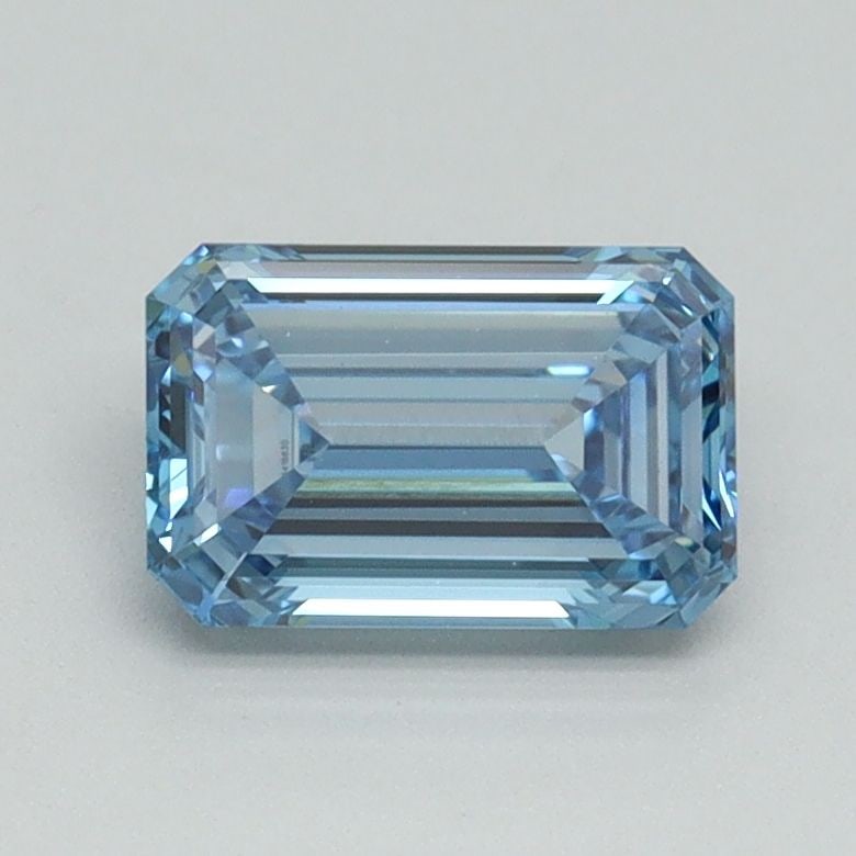 Loose Diamond - EMERALD 1.04ct Fancy Intense Blue VVS2: Loose Diamond - EMERALD 1.04ct Fancy Intense Blue VVS2 Source: This is a real non-mined Diamond that has been grown in a lab Shape: EMERALD Carats: 1.04 Color: Fancy Intense Blue Certification: IGI Vi