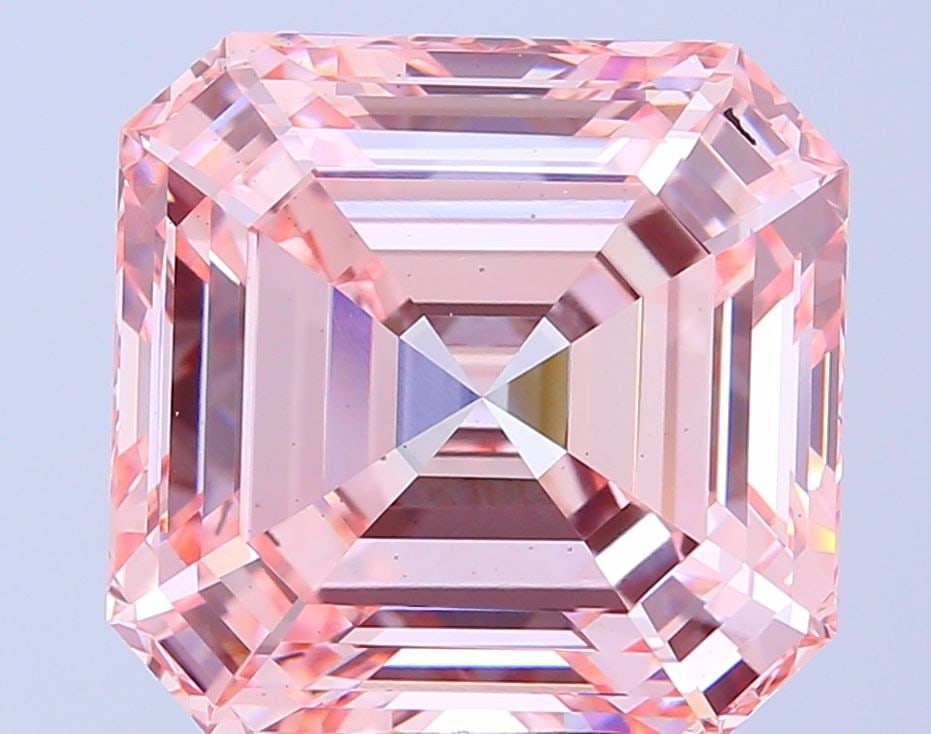Loose Diamond - PRINCESS 10.04ct Fancy Vivid Pink VS1: Loose Diamond - PRINCESS 10.04ct Fancy Vivid Pink VS1 Source: This is a real non-mined Diamond that has been grown in a lab Shape: PRINCESS Carats: 10.04 Color: Fancy Vivid Pink Certification: IGI Vid