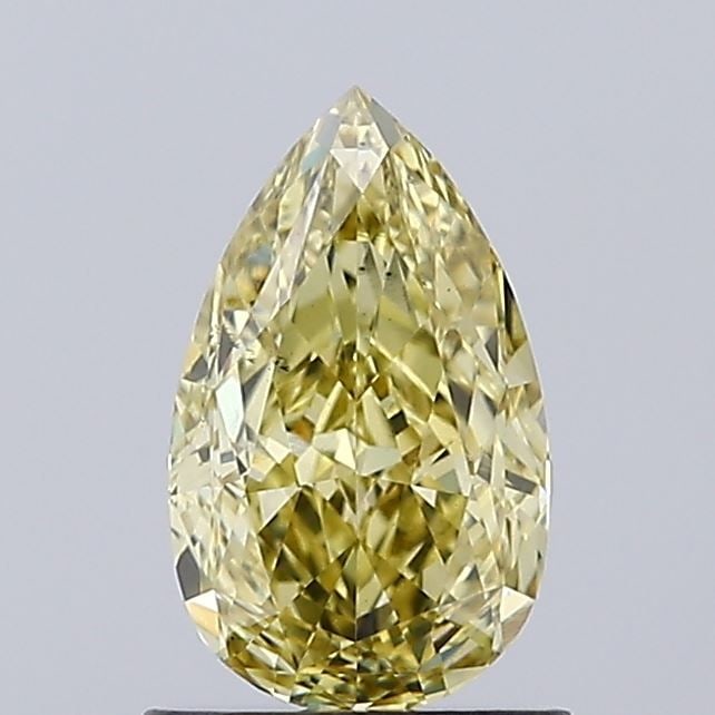 Loose Diamond - PEAR 1.22ct Fancy Intense Yellow VS2: Loose Diamond - PEAR 1.22ct Fancy Intense Yellow VS2 Source: This is a real non-mined Diamond that has been grown in a lab Shape: PEAR Carats: 1.22 Color: Fancy Intense Yellow Certification: IGI Video