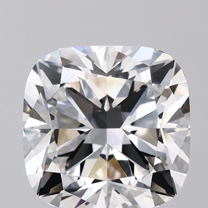 Loose Diamond - CUSHION BRILLIANT 2.71ct E VS1: Loose Diamond - CUSHION BRILLIANT 2.71ct E VS1 Source: This is a real non-mined Diamond that has been grown in a lab Shape: CUSHION BRILLIANT Carats: 2.71 Color: E Clarity: VS1 Certification: IGI Vide