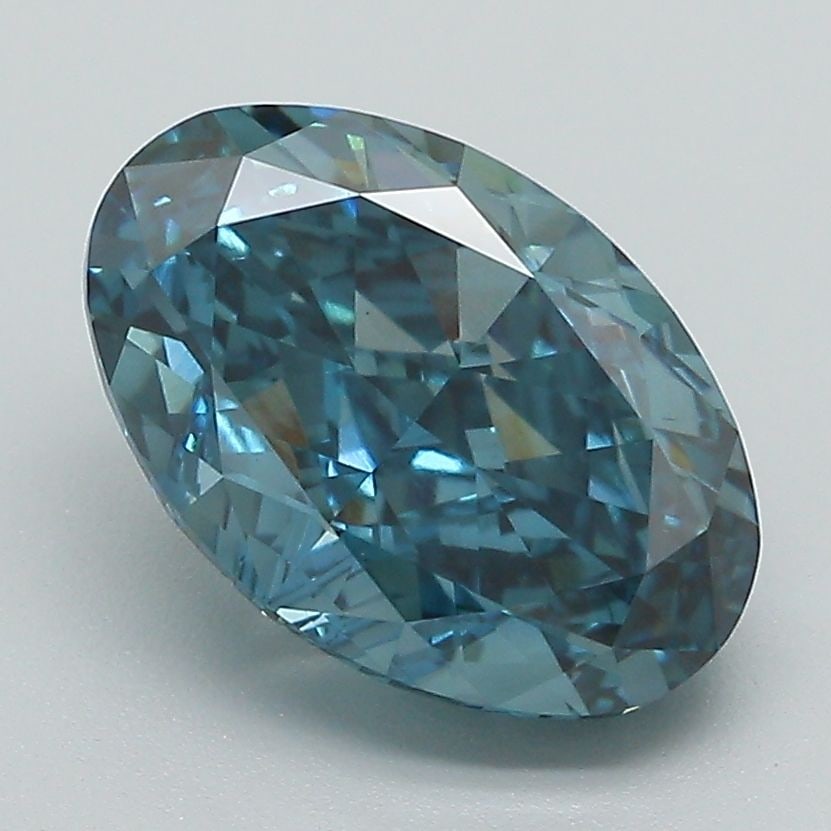 Loose Diamond - OVAL 3.06ct Fancy Deep Blue VS1: Loose Diamond - OVAL 3.06ct Fancy Deep Blue VS1 Source: This is a real non-mined Diamond that has been grown in a lab Shape: OVAL Carats: 3.06 Color: Fancy Deep Blue Certification: IGI Video: