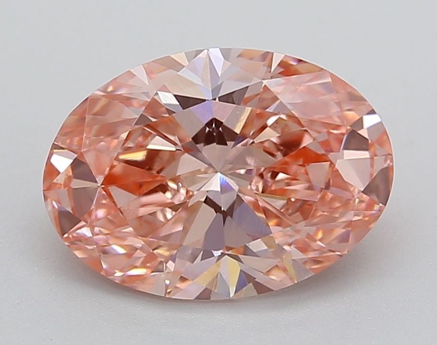 Loose Diamond - OVAL 2.46ct Fancy Pink VS1: Loose Diamond - OVAL 2.46ct Fancy Pink VS1 Source: This is a real non-mined Diamond that has been grown in a lab Shape: OVAL Carats: 2.46 Color: Fancy Pink Certification: IGI Video: