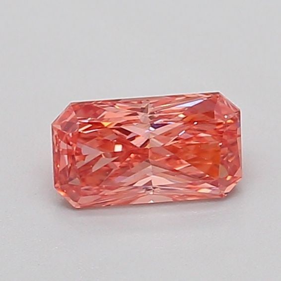 Loose Diamond - RADIANT 0.51ct Fancy Vivid Pink VS2: Loose Diamond - RADIANT 0.51ct Fancy Vivid Pink VS2 Source: This is a real non-mined Diamond that has been grown in a lab Shape: RADIANT Carats: 0.51 Color: Fancy Vivid Pink Certification: IGI Video: