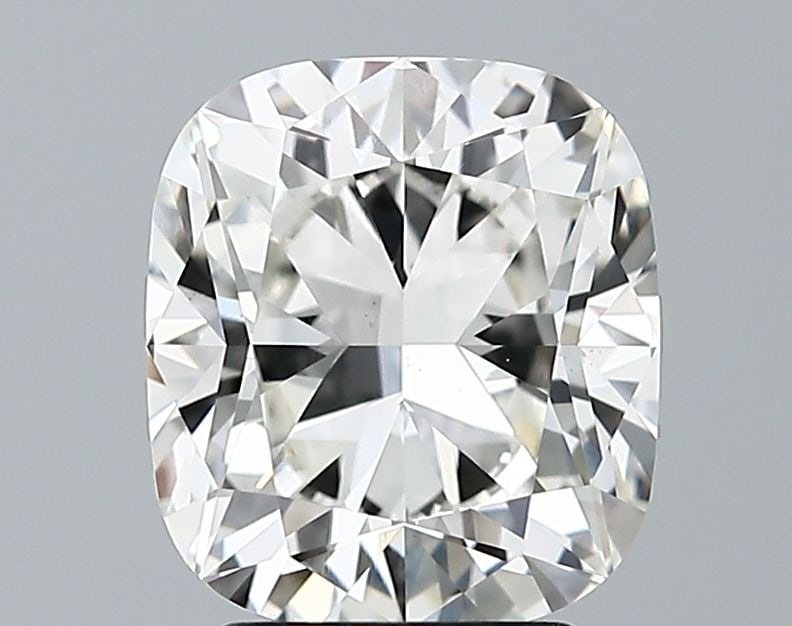 Loose Diamond - CUSHION BRILLIANT 2.77ct I VS1: Loose Diamond - CUSHION BRILLIANT 2.77ct I VS1 Source: This is a real non-mined Diamond that has been grown in a lab Shape: CUSHION BRILLIANT Carats: 2.77 Color: I Clarity: VS1 Certification: GIA Vide
