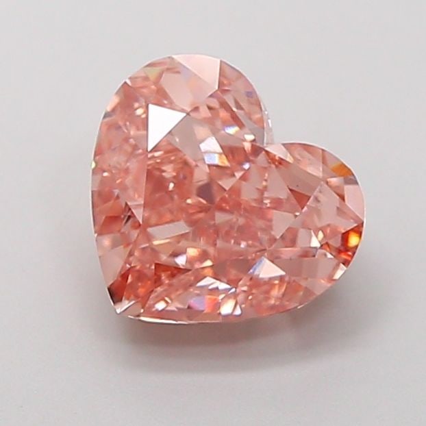 Loose Diamond - HEART 2.66ct Fancy Intense Brown Pink VS1: Loose Diamond - HEART 2.66ct Fancy Intense Brown Pink VS1 Source: This is a real non-mined Diamond that has been grown in a lab Shape: HEART Carats: 2.66 Color: Fancy Intense Brown Pink Certification: