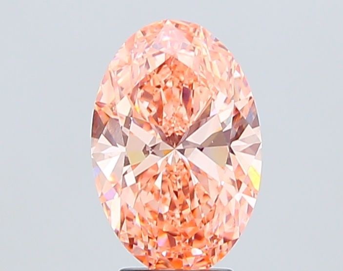 Loose Diamond - OVAL 4.03ct Fancy Vivid Pink VS1: Loose Diamond - OVAL 4.03ct Fancy Vivid Pink VS1 Source: This is a real non-mined Diamond that has been grown in a lab Shape: OVAL Carats: 4.03 Color: Fancy Vivid Pink Certification: IGI Video: