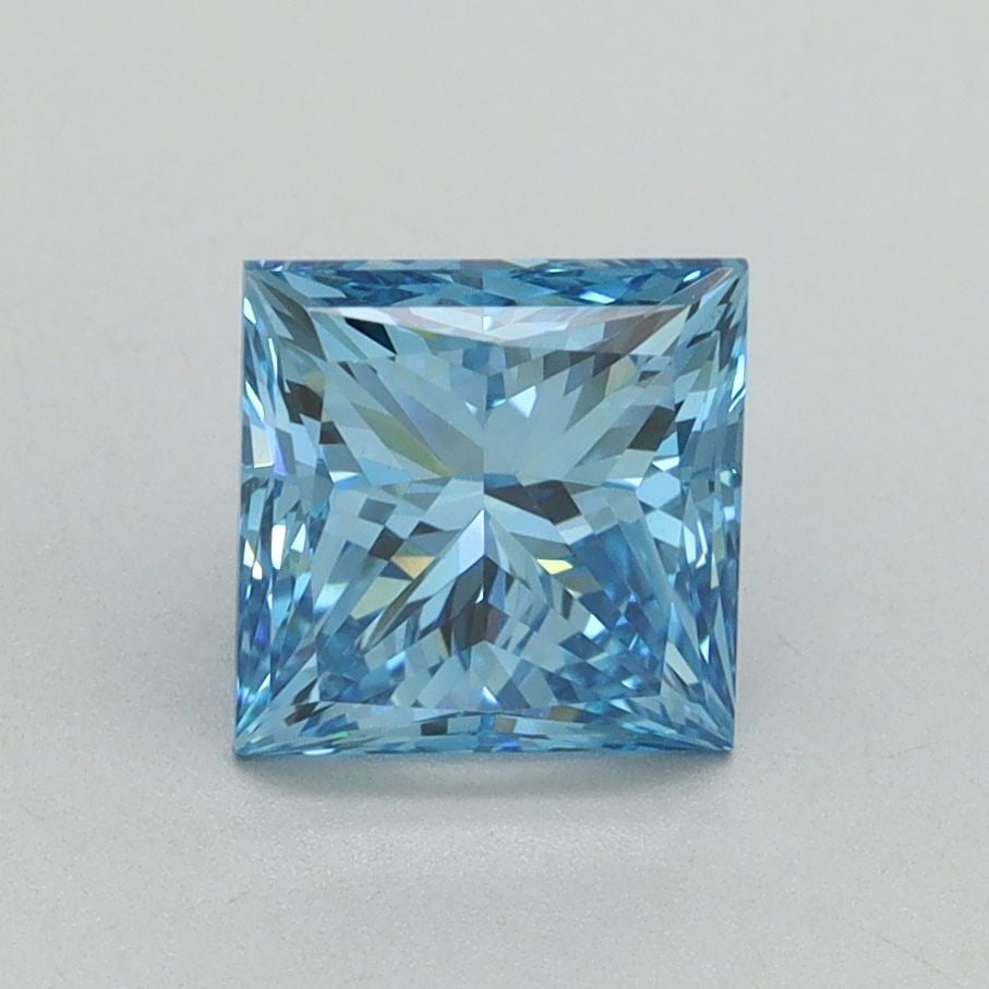 Loose Diamond - PRINCESS 1.65ct Fancy Vivid Blue VVS2: Loose Diamond - PRINCESS 1.65ct Fancy Vivid Blue VVS2 Source: This is a real non-mined Diamond that has been grown in a lab Shape: PRINCESS Carats: 1.65 Color: Fancy Vivid Blue Certification: IGI Vide