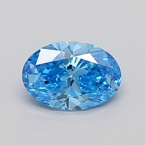 Loose Diamond - OVAL 0.57ct Fancy Vivid Blue VS1: Loose Diamond - OVAL 0.57ct Fancy Vivid Blue VS1 Source: This is a real non-mined Diamond that has been grown in a lab Shape: OVAL Carats: 0.57 Color: Fancy Vivid Blue Certification: IGI Video: