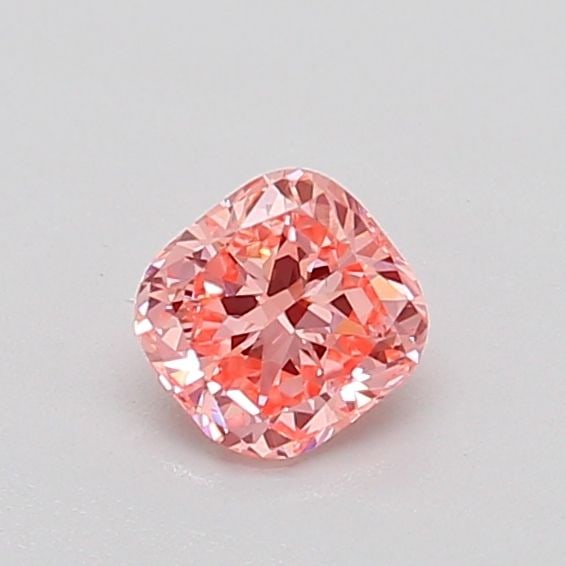 Loose Diamond - CUSHION MODIFIED 0.4ct Fancy Vivid Pink SI1: Loose Diamond - CUSHION MODIFIED 0.4ct Fancy Vivid Pink SI1 Source: This is a real non-mined Diamond that has been grown in a lab Shape: CUSHION MODIFIED Carats: 0.4 Color: Fancy Vivid Pink Certificat