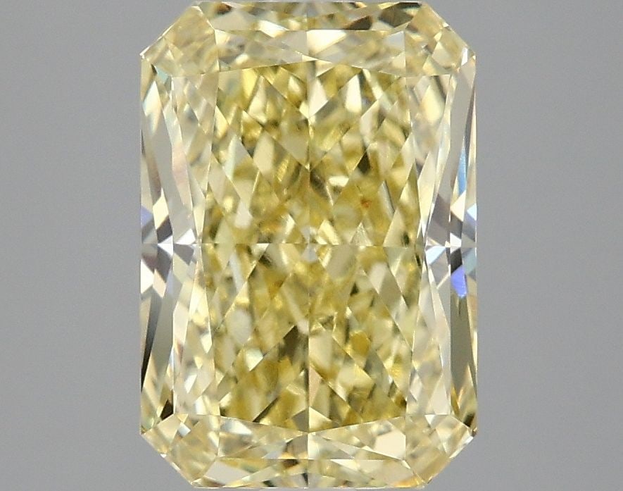 Loose Diamond - RADIANT 3.06ct Fancy Intense Yellow VVS2: Loose Diamond - RADIANT 3.06ct Fancy Intense Yellow VVS2 Source: This is a real non-mined Diamond that has been grown in a lab Shape: RADIANT Carats: 3.06 Color: Fancy Intense Yellow Certification: IG