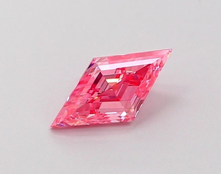 Loose Diamond - KITE 0.38ct Fancy Vivid Pink VS1: Loose Diamond - KITE 0.38ct Fancy Vivid Pink VS1 Source: This is a real non-mined Diamond that has been grown in a lab Shape: KITE Carats: 0.38 Color: Fancy Vivid Pink Certification: NONE Video: