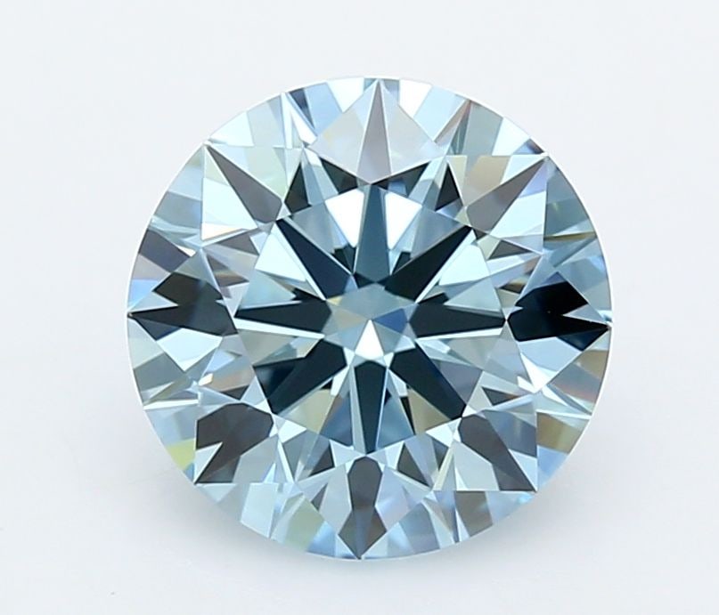 Ideal Loose Diamond - ROUND 2.98ct Fancy Vivid Blue VVS2: Ideal Loose Diamond - ROUND 2.98ct Fancy Vivid Blue VVS2 Source: This is a real non-mined Diamond that has been grown in a lab Shape: ROUND Carats: 2.98 Color: Fancy Vivid Blue Certification: IGI Vide