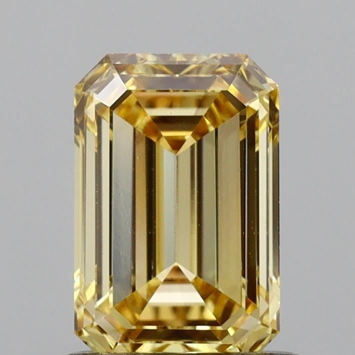 Loose Diamond - EMERALD 1.11ct Fancy Vivid Yellow VS1: Loose Diamond - EMERALD 1.11ct Fancy Vivid Yellow VS1 Source: This is a real non-mined Diamond that has been grown in a lab Shape: EMERALD Carats: 1.11 Color: Fancy Vivid Yellow Certification: NONE Vi