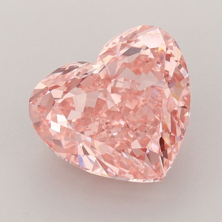 Loose Diamond - HEART 3.23ct Fancy Vivid Pink VS1: Loose Diamond - HEART 3.23ct Fancy Vivid Pink VS1 Source: This is a real non-mined Diamond that has been grown in a lab Shape: HEART Carats: 3.23 Color: Fancy Vivid Pink Certification: IGI Video: