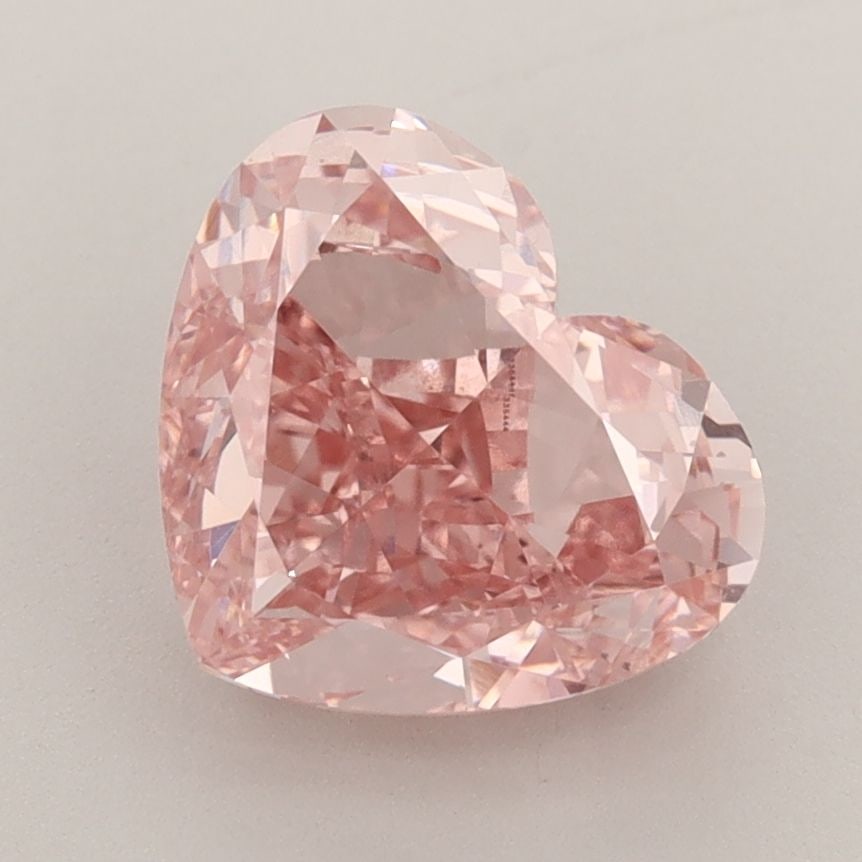 Loose Diamond - HEART 3.03ct Fancy Vivid Pink VVS2: Loose Diamond - HEART 3.03ct Fancy Vivid Pink VVS2 Source: This is a real non-mined Diamond that has been grown in a lab Shape: HEART Carats: 3.03 Color: Fancy Vivid Pink Certification: IGI Video: