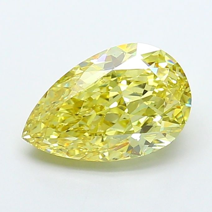 Loose Diamond - PEAR 4.01ct Fancy Intense Yellow VS2: Loose Diamond - PEAR 4.01ct Fancy Intense Yellow VS2 Source: This is a real non-mined Diamond that has been grown in a lab Shape: PEAR Carats: 4.01 Color: Fancy Intense Yellow Certification: IGI Video