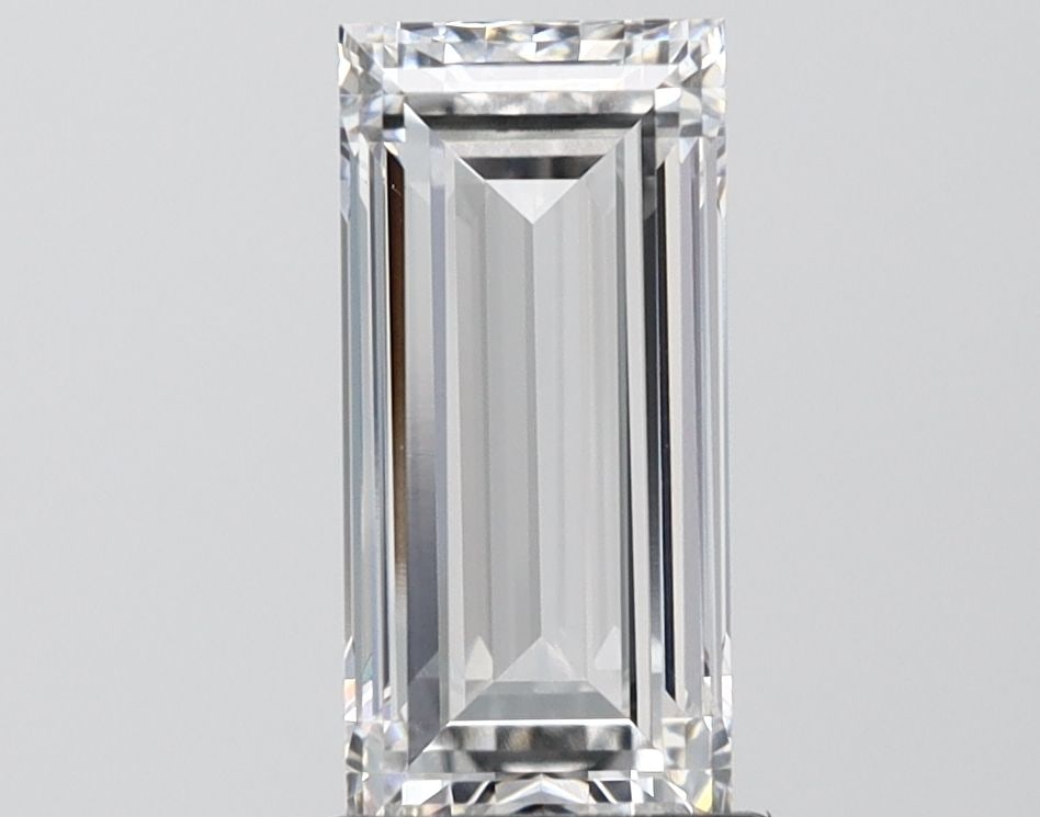 Loose Diamond - BAGUETTE 2.06ct D VVS1: Loose Diamond - BAGUETTE 2.06ct D VVS1 Source: This is a real non-mined Diamond that has been grown in a lab Shape: BAGUETTE Carats: 2.06 Color: D Clarity: VVS1 Certification: IGI Video: