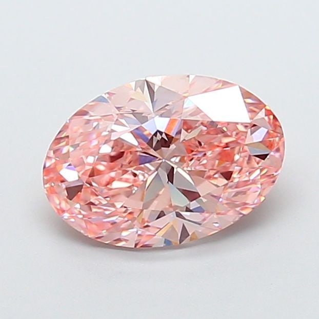 Loose Diamond - OVAL 3.05ct Fancy Intense Pink VVS2: Loose Diamond - OVAL 3.05ct Fancy Intense Pink VVS2 Source: This is a real non-mined Diamond that has been grown in a lab Shape: OVAL Carats: 3.05 Color: Fancy Intense Pink Certification: IGI Video: