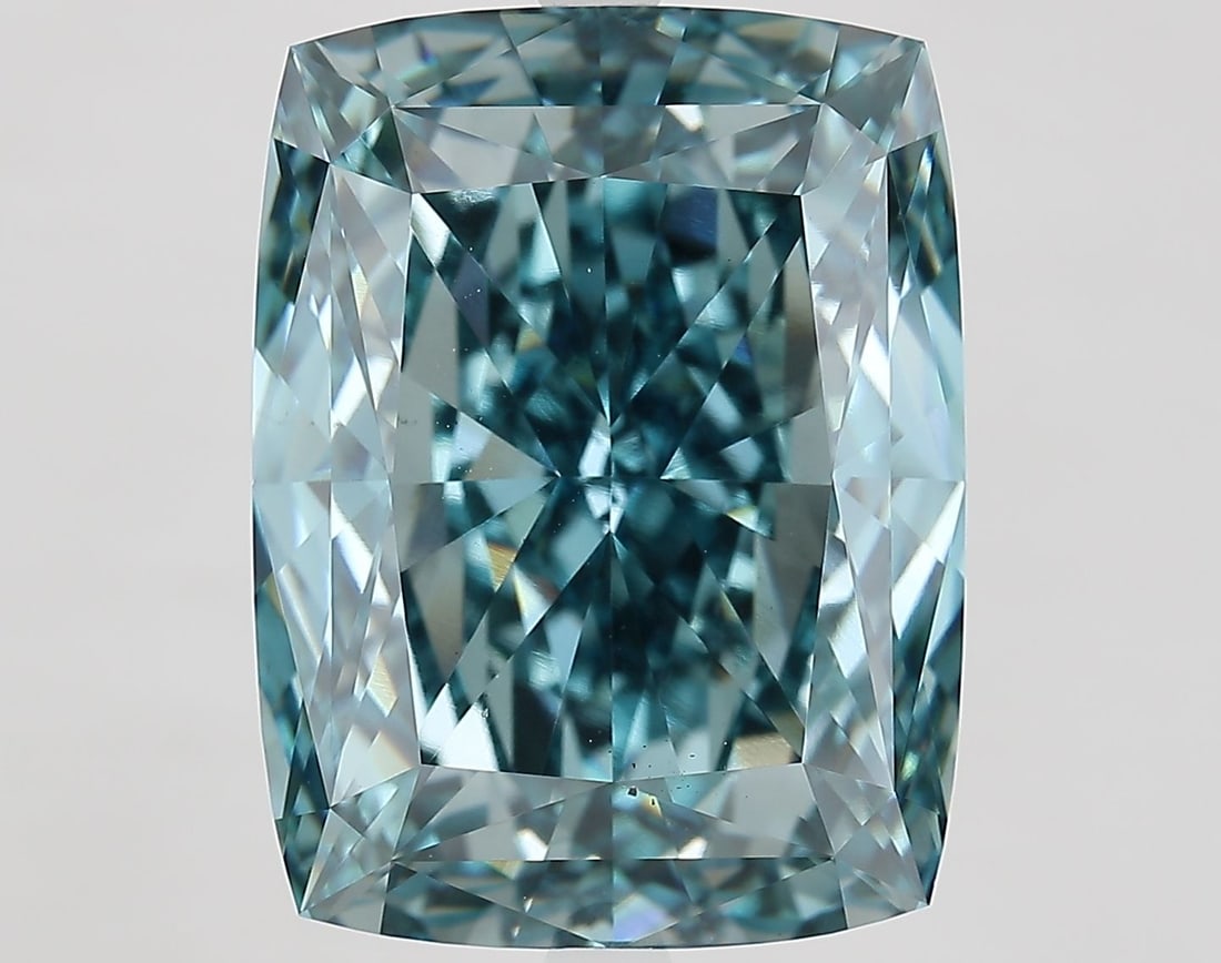 Loose Diamond - CUSHION MODIFIED 16.04ct Fancy Vivid Blue VS1: Loose Diamond - CUSHION MODIFIED 16.04ct Fancy Vivid Blue VS1 Source: This is a real non-mined Diamond that has been grown in a lab Shape: CUSHION MODIFIED Carats: 16.04 Color: Fancy Vivid Blue Certif