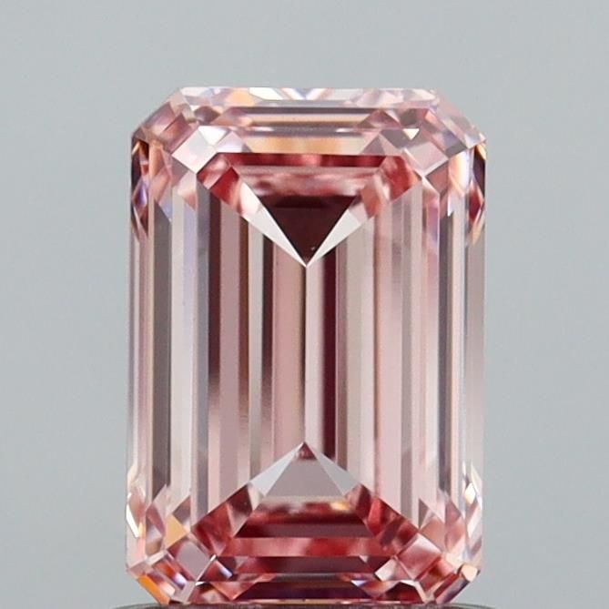 Loose Diamond - EMERALD 1.09ct Fancy Intense Pink VS1: Loose Diamond - EMERALD 1.09ct Fancy Intense Pink VS1 Source: This is a real non-mined Diamond that has been grown in a lab Shape: EMERALD Carats: 1.09 Color: Fancy Intense Pink Certification: IGI