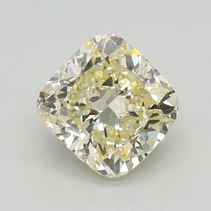 Loose Diamond - CUSHION BRILLIANT 0.74ct Fancy Light Yellow VS1: Loose Diamond - CUSHION BRILLIANT 0.74ct Fancy Light Yellow VS1 Source: This is a real non-mined Diamond that has been grown in a lab Shape: CUSHION BRILLIANT Carats: 0.74 Color: Fancy Light Yellow