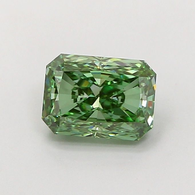 Loose Diamond - RADIANT 1.53ct Fancy Vivid Green VS1: Loose Diamond - RADIANT 1.53ct Fancy Vivid Green VS1 Source: This is a real non-mined Diamond that has been grown in a lab Shape: RADIANT Carats: 1.53 Color: Fancy Vivid Green Certification: IGI
