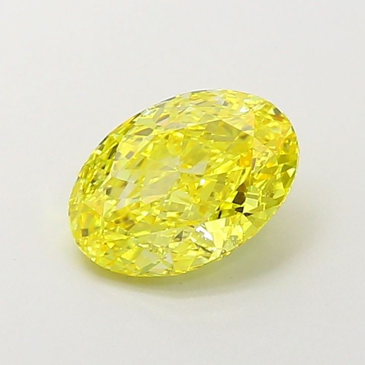 Loose Diamond - OVAL 1.75ct Fancy Vivid Yellow IF: Loose Diamond - OVAL 1.75ct Fancy Vivid Yellow IF Source: This is a real non-mined Diamond that has been grown in a lab Shape: OVAL Carats: 1.75 Color: Fancy Vivid Yellow Certification: IGI Video: