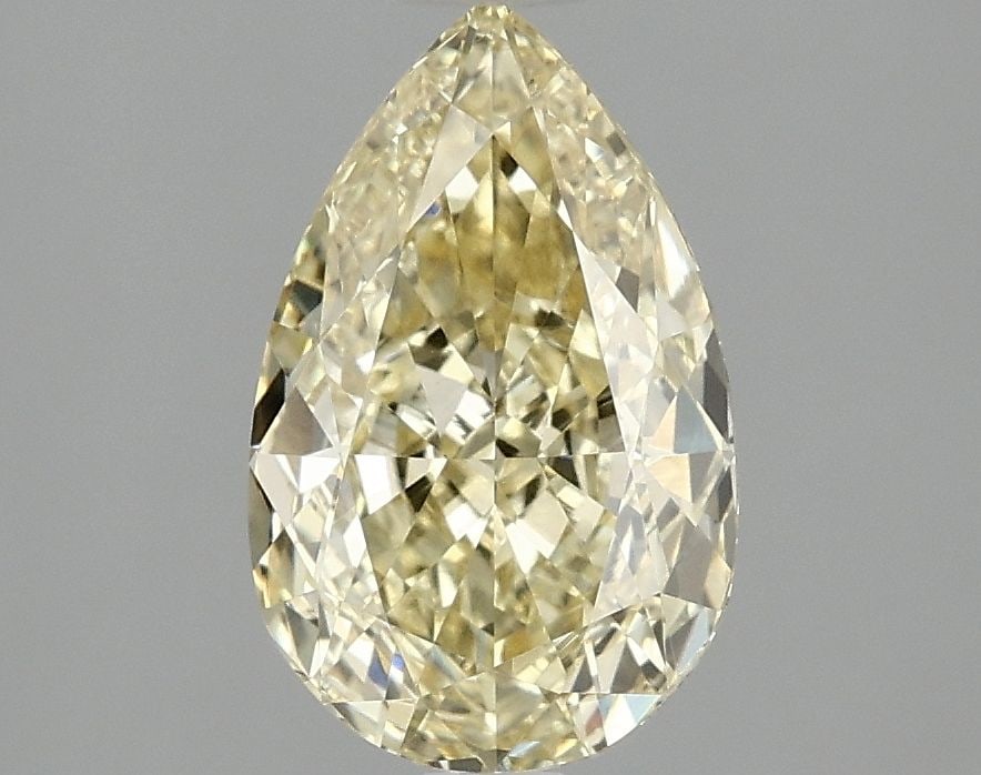 Loose Diamond - PEAR 2.1ct Fancy Vivid Yellow VVS2: Loose Diamond - PEAR 2.1ct Fancy Vivid Yellow VVS2 Source: This is a real non-mined Diamond that has been grown in a lab Shape: PEAR Carats: 2.1 Color: Fancy Vivid Yellow Certification: IGI Video: