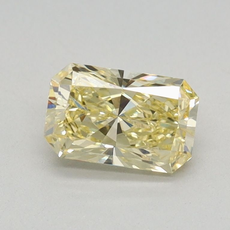 Loose Diamond - RADIANT 0.54ct Fancy Yellow VS1: Loose Diamond - RADIANT 0.54ct Fancy Yellow VS1 Source: This is a real non-mined Diamond that has been grown in a lab Shape: RADIANT Carats: 0.54 Color: Fancy Yellow Certification: IGI Video: