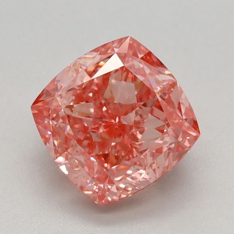 Loose Diamond - CUSHION MODIFIED 1.37ct Fancy Vivid Pink VVS2: Loose Diamond - CUSHION MODIFIED 1.37ct Fancy Vivid Pink VVS2 Source: This is a real non-mined Diamond that has been grown in a lab Shape: CUSHION MODIFIED Carats: 1.37 Color: Fancy Vivid Pink Certifi