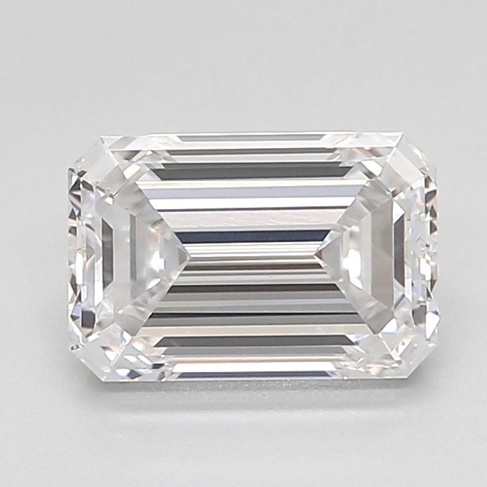 Loose Diamond - EMERALD 2.08ct E VVS2: Loose Diamond - EMERALD 2.08ct E VVS2 Source: This is a real non-mined Diamond that has been grown in a lab Shape: EMERALD Carats: 2.08 Color: E Clarity: VVS2 Certification: IGI Video: