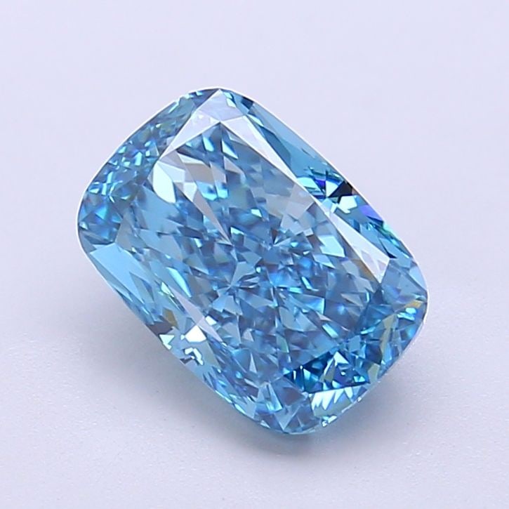 Loose Diamond - CUSHION MODIFIED 2.01ct Fancy Vivid Blue VVS2: Loose Diamond - CUSHION MODIFIED 2.01ct Fancy Vivid Blue VVS2 Source: This is a real non-mined Diamond that has been grown in a lab Shape: CUSHION MODIFIED Carats: 2.01 Color: Fancy Vivid Blue Certifi