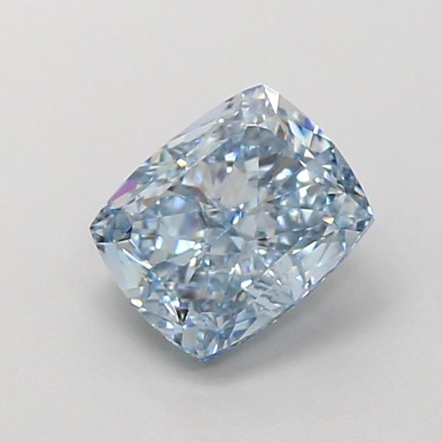 Loose Diamond - CUSHION MODIFIED 1.23ct Fancy Vivid Blue VVS1: Loose Diamond - CUSHION MODIFIED 1.23ct Fancy Vivid Blue VVS1 Source: This is a real non-mined Diamond that has been grown in a lab Shape: CUSHION MODIFIED Carats: 1.23 Color: Fancy Vivid Blue Certifi