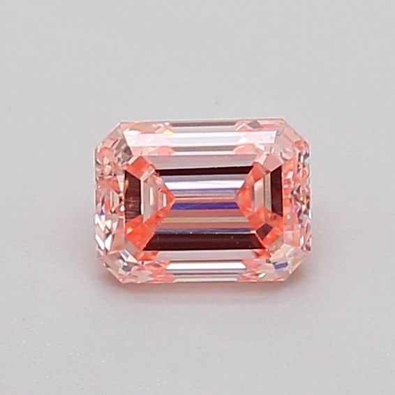 Loose Diamond - EMERALD 0.5ct Fancy Intense Pink VS2: Loose Diamond - EMERALD 0.5ct Fancy Intense Pink VS2 Source: This is a real non-mined Diamond that has been grown in a lab Shape: EMERALD Carats: 0.5 Color: Fancy Intense Pink Certification: IGI Video