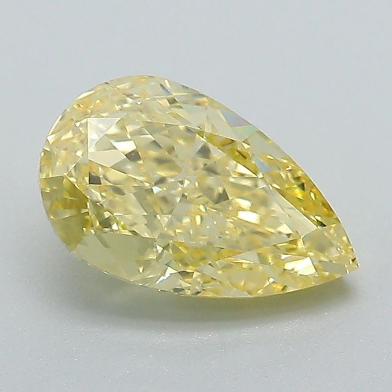 Loose Diamond - PEAR 1.37ct Fancy Intense Yellow VVS2: Loose Diamond - PEAR 1.37ct Fancy Intense Yellow VVS2 Source: This is a real non-mined Diamond that has been grown in a lab Shape: PEAR Carats: 1.37 Color: Fancy Intense Yellow Certification: IGI Vide