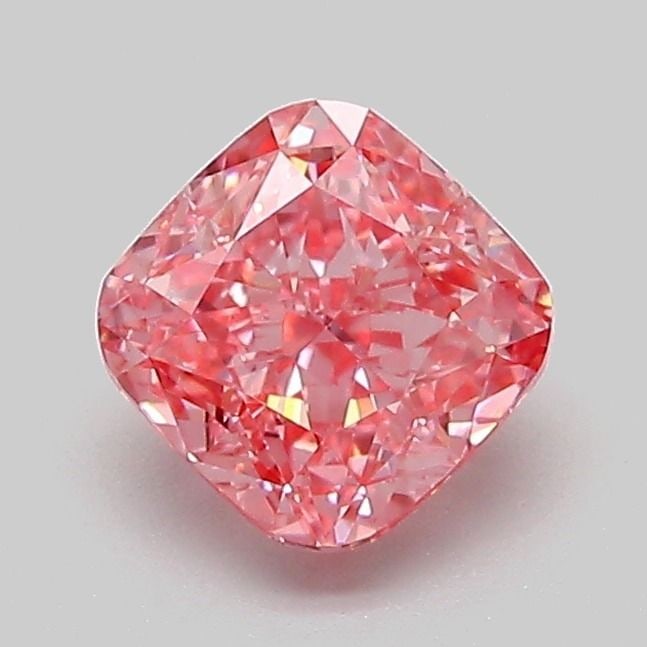 Loose Diamond - CUSHION MODIFIED 1.1ct Fancy Vivid Pink VS2: Loose Diamond - CUSHION MODIFIED 1.1ct Fancy Vivid Pink VS2 Source: This is a real non-mined Diamond that has been grown in a lab Shape: CUSHION MODIFIED Carats: 1.1 Color: Fancy Vivid Pink Certificat