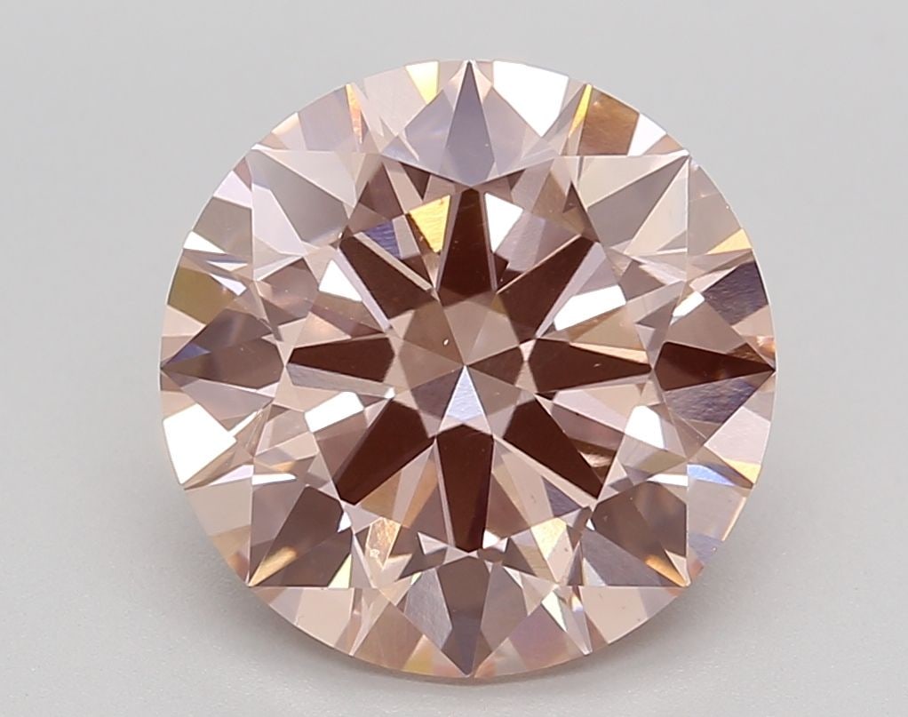 Loose Diamond - ROUND 4.43ct Fancy Pink VS1: Loose Diamond - ROUND 4.43ct Fancy Pink VS1 Source: This is a real non-mined Diamond that has been grown in a lab Shape: ROUND Carats: 4.43 Color: Fancy Pink Certification: IGI Video:
