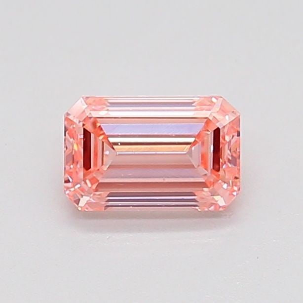Loose Diamond - EMERALD 0.71ct Fancy Intense Pink VS1: Loose Diamond - EMERALD 0.71ct Fancy Intense Pink VS1 Source: This is a real non-mined Diamond that has been grown in a lab Shape: EMERALD Carats: 0.71 Color: Fancy Intense Pink Certification: IGI Vid