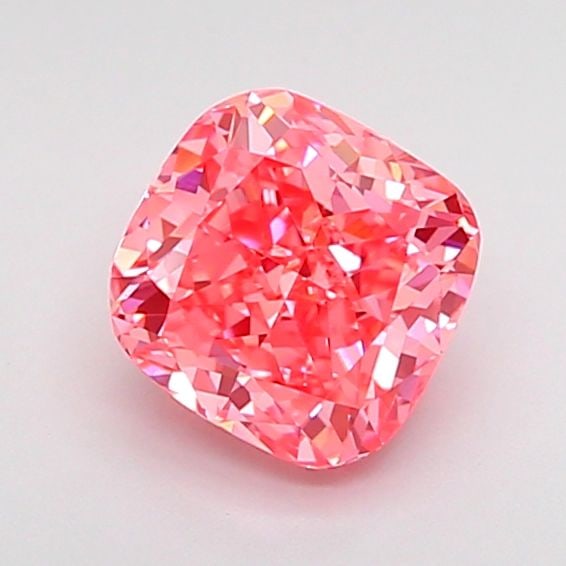 Loose Diamond - CUSHION MODIFIED 1.03ct Fancy Vivid Pink VVS2: Loose Diamond - CUSHION MODIFIED 1.03ct Fancy Vivid Pink VVS2 Source: This is a real non-mined Diamond that has been grown in a lab Shape: CUSHION MODIFIED Carats: 1.03 Color: Fancy Vivid Pink Certifi
