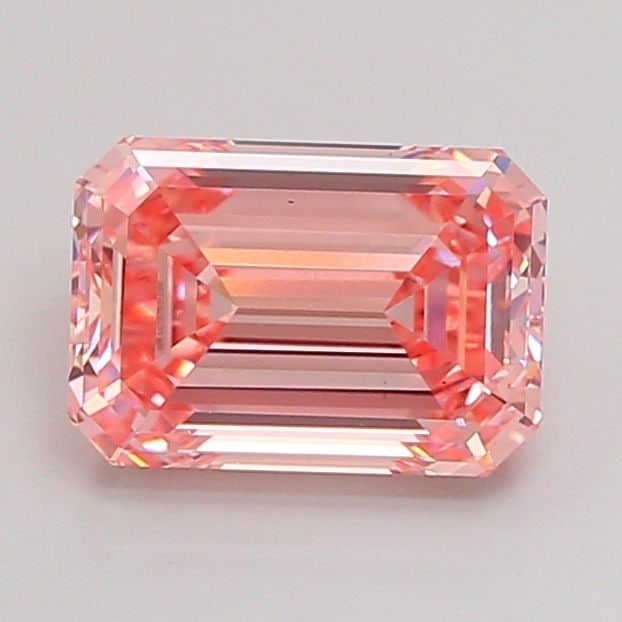Loose Diamond - EMERALD 3.12ct Fancy Intense Pink VS2: Loose Diamond - EMERALD 3.12ct Fancy Intense Pink VS2 Source: This is a real non-mined Diamond that has been grown in a lab Shape: EMERALD Carats: 3.12 Color: Fancy Intense Pink Certification: IGI Vid