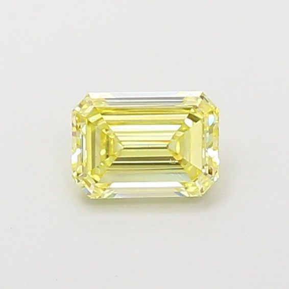 Loose Diamond - EMERALD 0.45ct Fancy Yellow VS1: Loose Diamond - EMERALD 0.45ct Fancy Yellow VS1 Source: This is a real non-mined Diamond that has been grown in a lab Shape: EMERALD Carats: 0.45 Color: Fancy Yellow Certification: IGI Video: