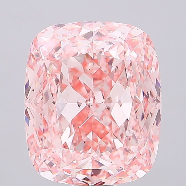 Loose Diamond - CUSHION MODIFIED 32.57ct Fancy Vivid Pink VS1: Loose Diamond - CUSHION MODIFIED 32.57ct Fancy Vivid Pink VS1 Source: This is a real non-mined Diamond that has been grown in a lab Shape: CUSHION MODIFIED Carats: 32.57 Color: Fancy Vivid Pink