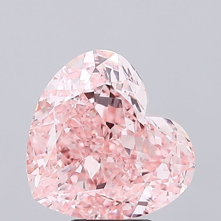 Loose Diamond - HEART 7.07ct Fancy Vivid Pink VS1: Loose Diamond - HEART 7.07ct Fancy Vivid Pink VS1 Source: This is a real non-mined Diamond that has been grown in a lab Shape: HEART Carats: 7.07 Color: Fancy Vivid Pink Certification: IGI Video: