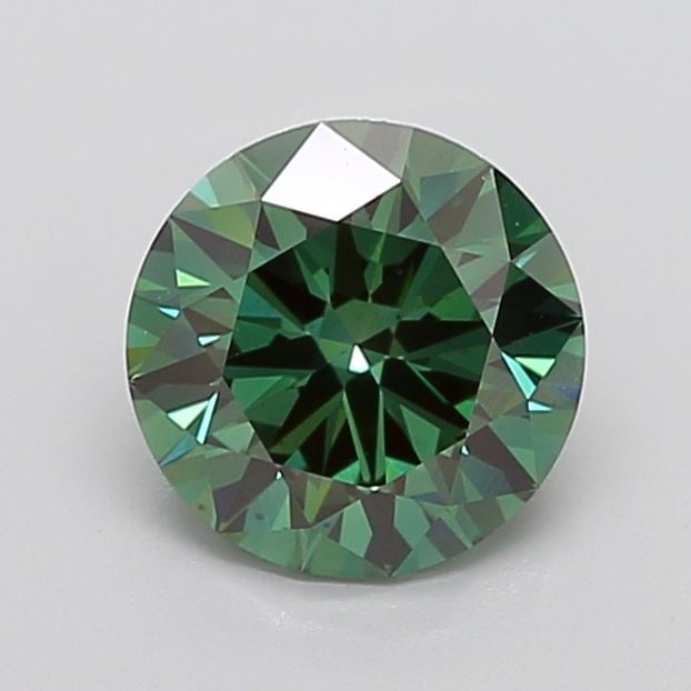 Ideal Loose Diamond - ROUND 2.57ct Fancy Vivid Green VS2: Ideal Loose Diamond - ROUND 2.57ct Fancy Vivid Green VS2 Source: This is a real non-mined Diamond that has been grown in a lab Shape: ROUND Carats: 2.57 Color: Fancy Vivid Green Certification: IGI Add
