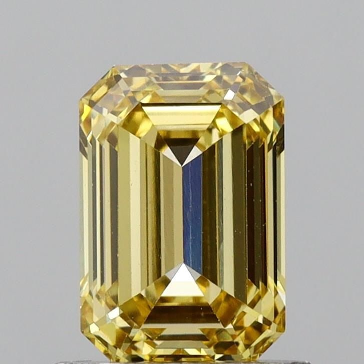 Loose Diamond - EMERALD 1.06ct Fancy Vivid Yellow VS1: Loose Diamond - EMERALD 1.06ct Fancy Vivid Yellow VS1 Source: This is a real non-mined Diamond that has been grown in a lab Shape: EMERALD Carats: 1.06 Color: Fancy Vivid Yellow Certification: NONE Vi