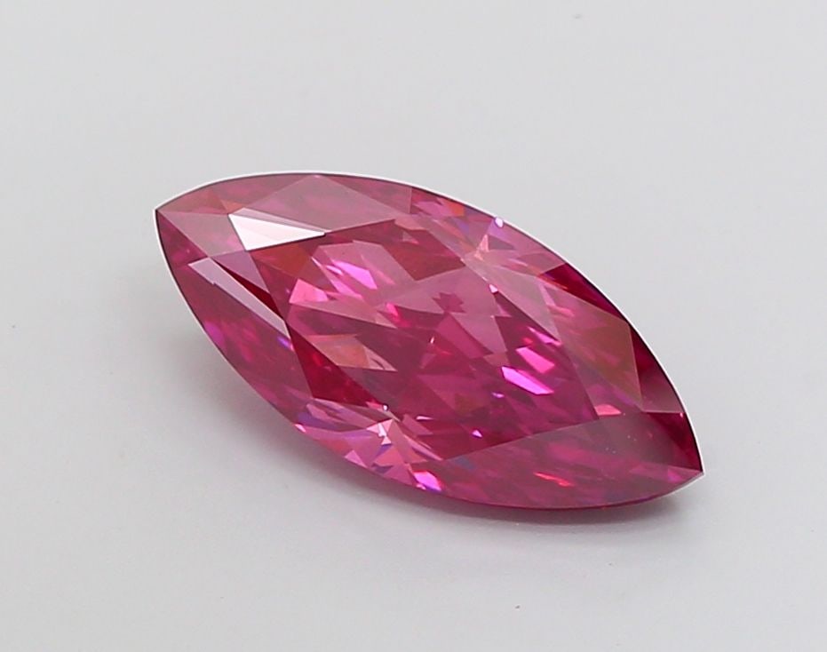 Loose Diamond - MARQUISE 4.27ct Fancy Vivid Purplish Pink VS1: Loose Diamond - MARQUISE 4.27ct Fancy Vivid Purplish Pink VS1 Source: This is a real non-mined Diamond that has been grown in a lab Shape: MARQUISE Carats: 4.27 Color: Fancy Vivid Purplish Pink Certif